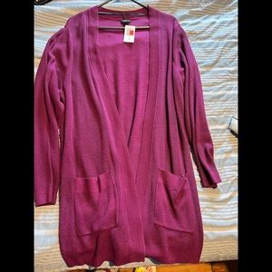 Torrid Purple Cardigan Size 2 (18/20)